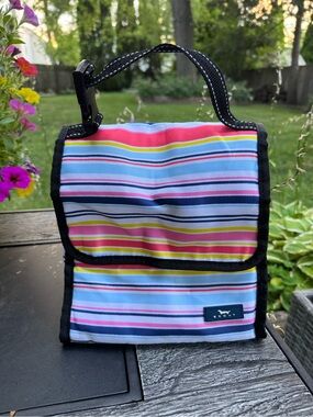 Scout brand - Striped Insulated Lunch Tote - Multicolor EUC - looks brand new!